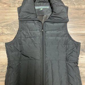 Kenneth Cole Reaction Down Puffer Vest Womens SZ M Zippered Front Pockets